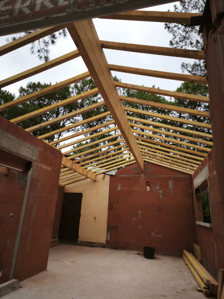 Chantier de rénovation au Cap-Ferret